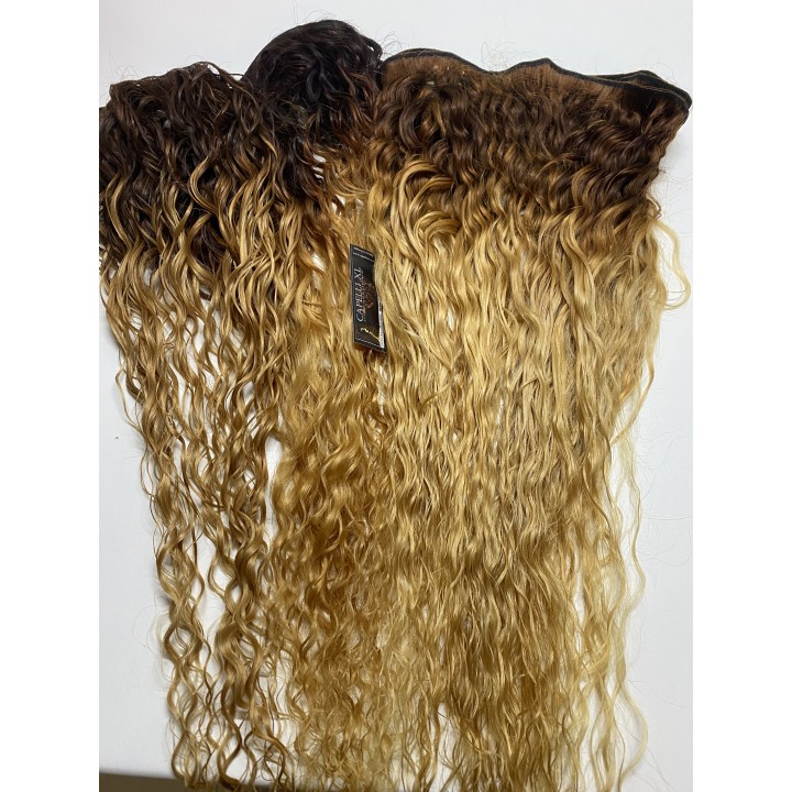 Capelli veri remy cuciti balayage sfumati capelli Brasiliani Balayage
