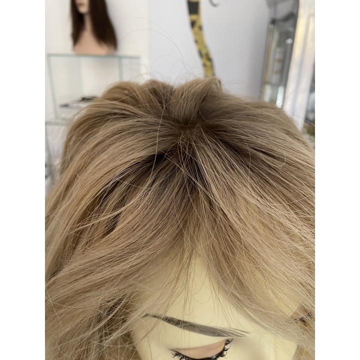 Parrucca capelli veri Remy Ricci Brasiliani Colore biondo freddo