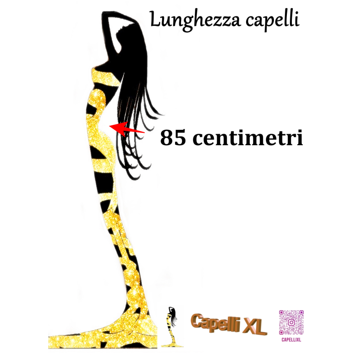 Extension Clip Biondo Platino 85cm 250g | 100% Capelli Veri Remy | Capelli XL