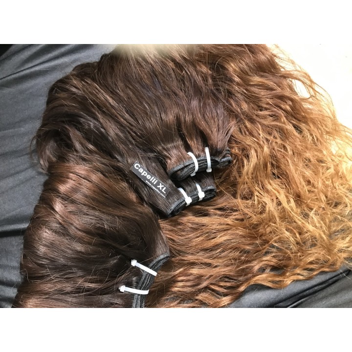 Capelli veri remy cuciti balayage sfumati capelli Brasiliani Balayage