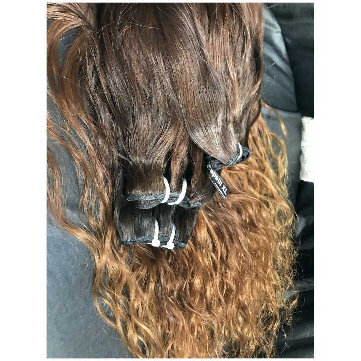 Capelli veri remy cuciti balayage sfumati capelli Brasiliani Balayage