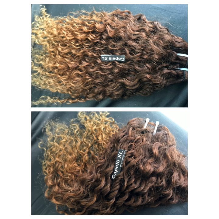 Capelli veri remy cuciti balayage sfumati capelli Brasiliani Balayage