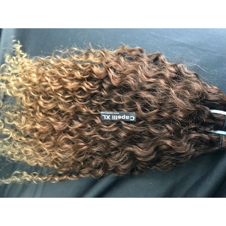 Capelli veri remy cuciti balayage sfumati capelli Brasiliani Balayage