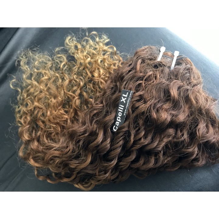 Capelli veri remy cuciti balayage sfumati capelli Brasiliani Balayage