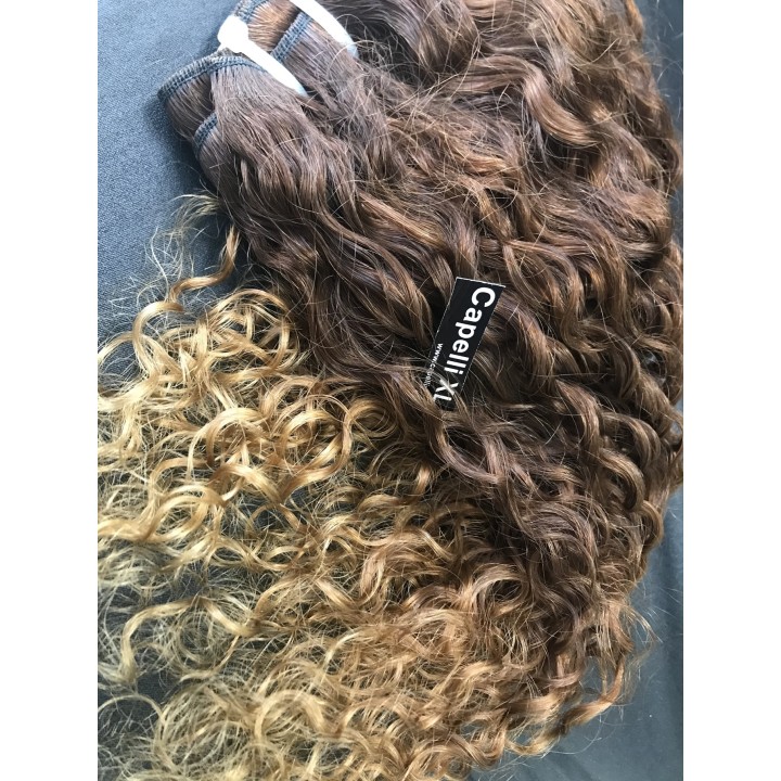 Capelli veri remy cuciti balayage sfumati capelli Brasiliani Balayage