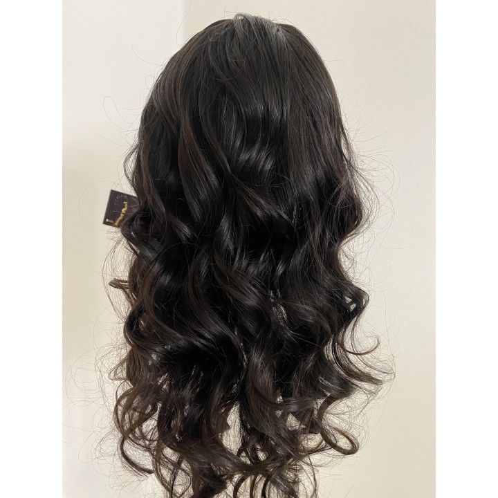 Parrucca di capelli veri Remy Mossi 0 Ricci capelli brasiliani