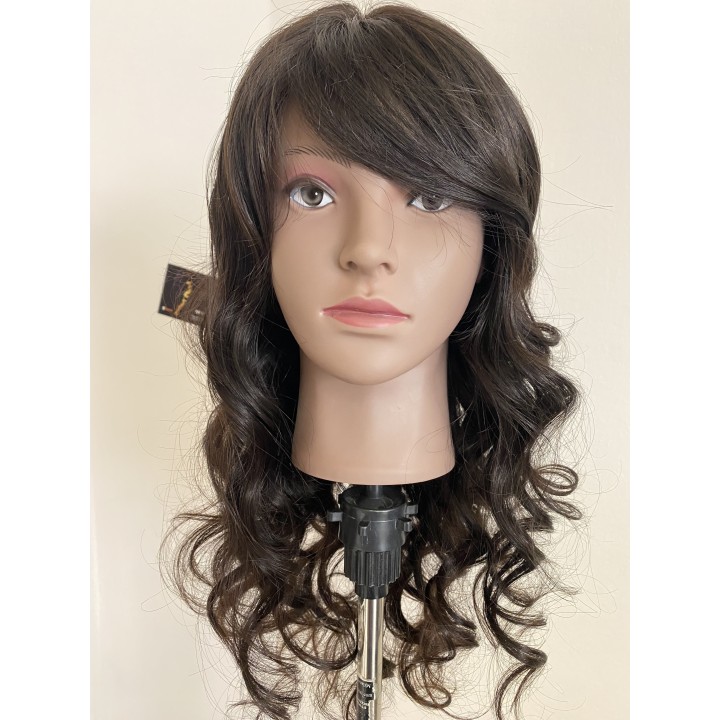 Parrucca di capelli veri Remy Mossi 0 Ricci capelli brasiliani