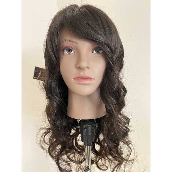 Parrucca di capelli veri Remy Mossi 0 Ricci capelli brasiliani