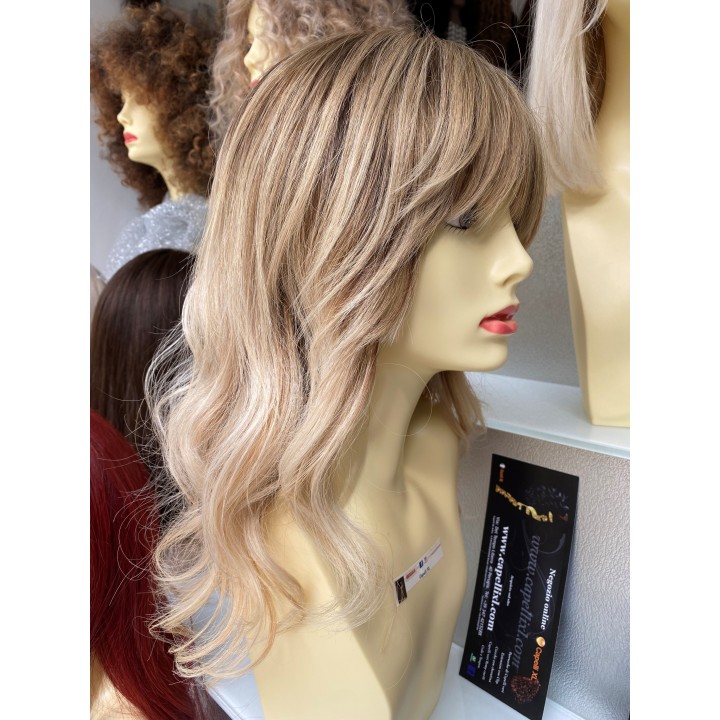 Parrucca capelli veri Remy Europei Colore biondo freddo