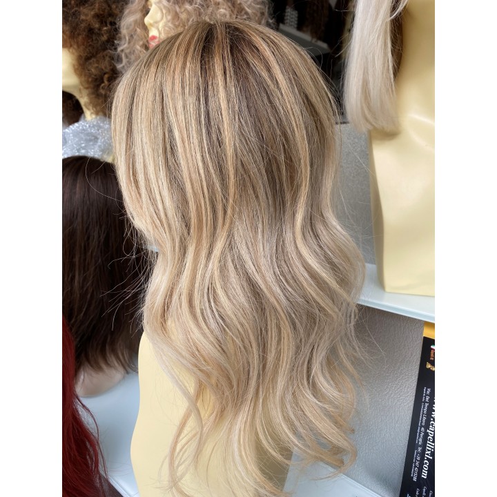 Parrucca capelli veri Remy Europei Colore biondo freddo