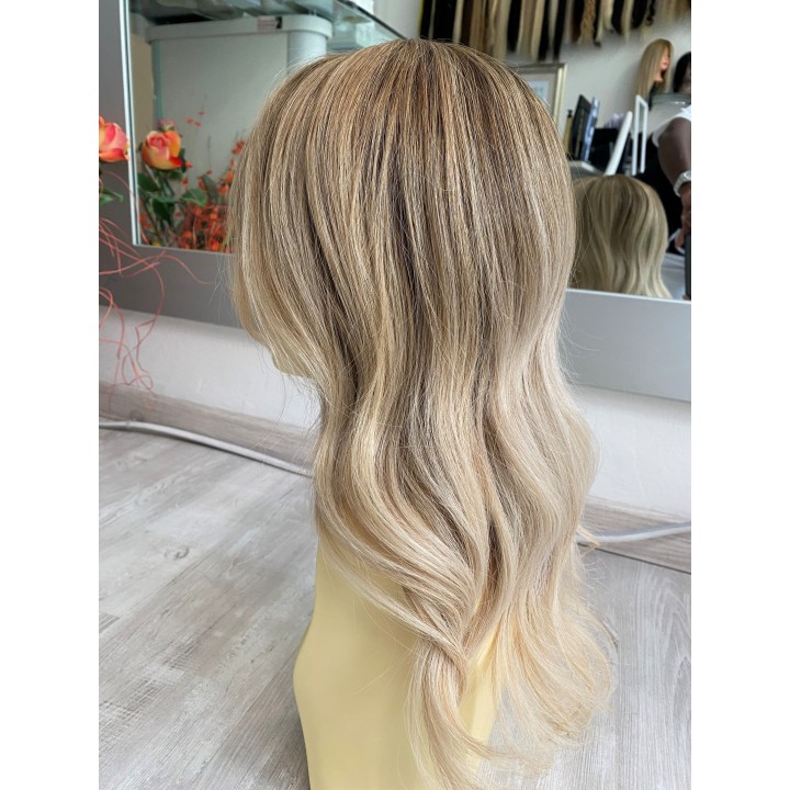 Parrucca capelli veri Remy Europei Colore biondo freddo