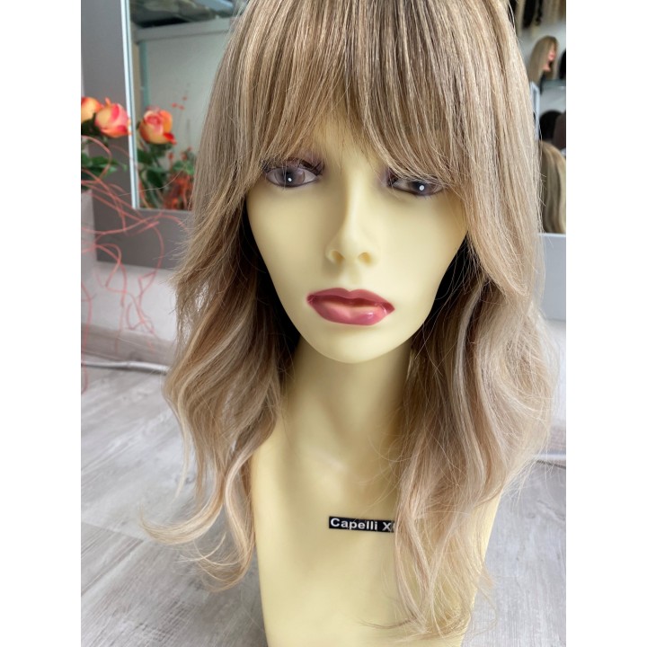 Parrucca capelli veri Remy Europei Colore biondo freddo