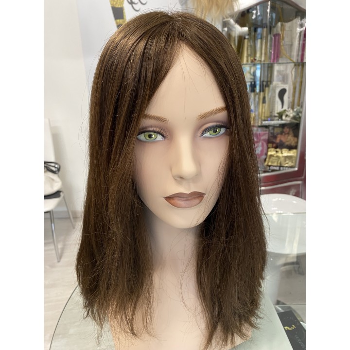 Parrucca Capelli Veri Remy Lisci Kim - Castano Chiaro | Capelli XL