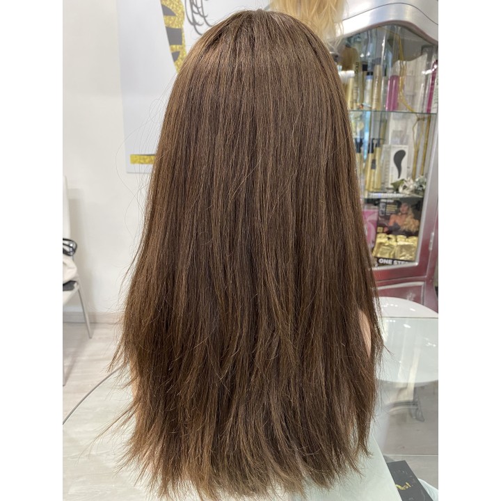 Parrucca Capelli Veri Remy Lisci Kim - Castano Chiaro | Capelli XL