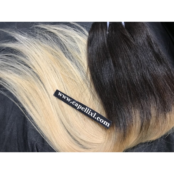 Capelli veri remy cuciti balayage sfumati capelli Indiani Balayage