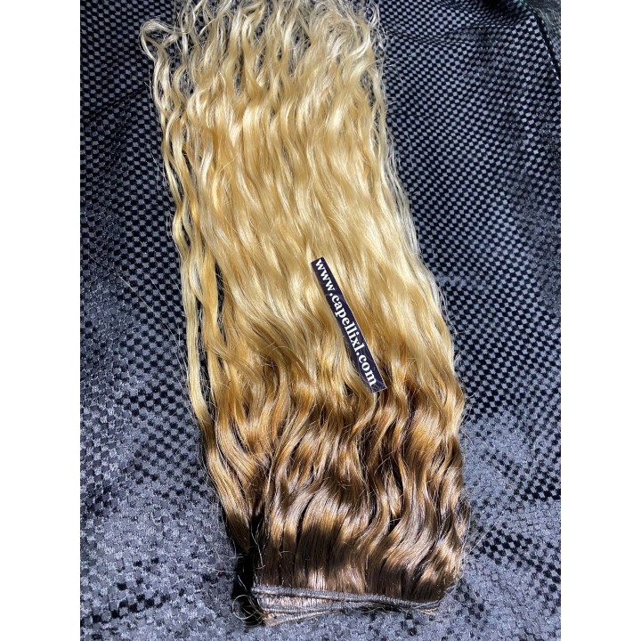 Capelli veri remy cuciti balayage sfumati capelli Indiani Balayage