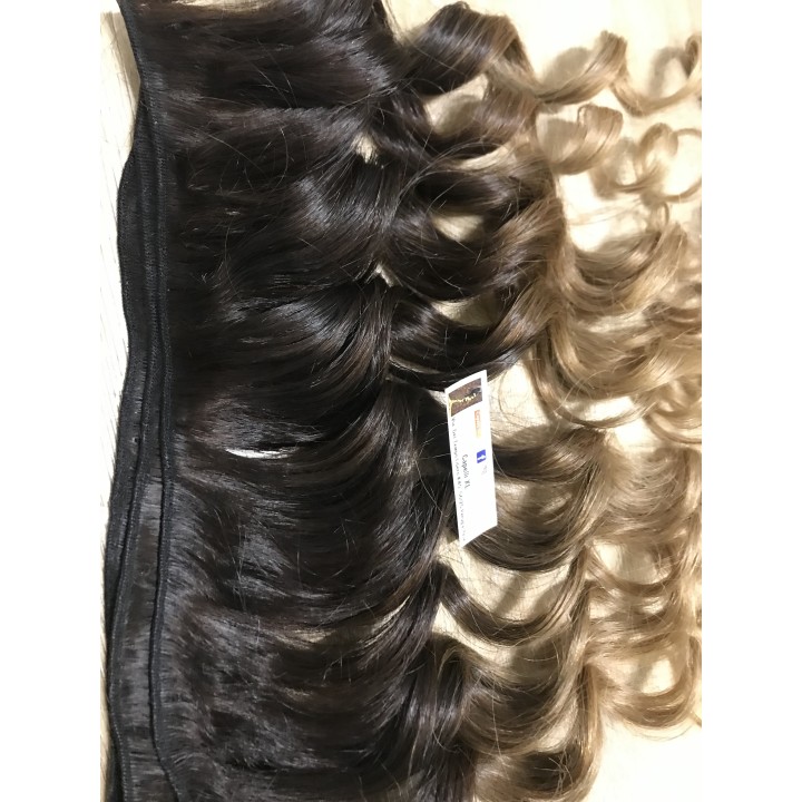 Capelli veri remy cuciti balayage sfumati capelli Brasiliani Balayage