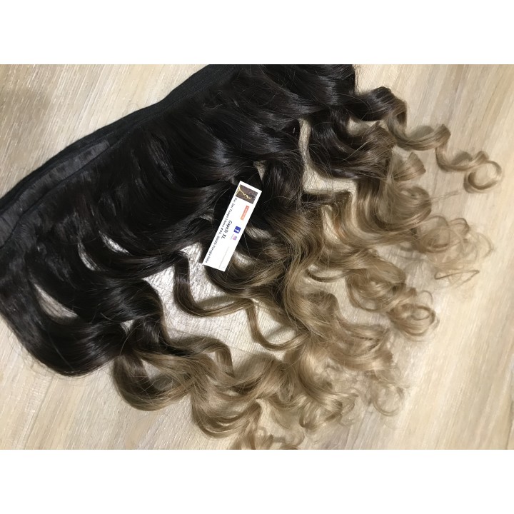 Capelli veri remy cuciti balayage sfumati capelli Brasiliani Balayage