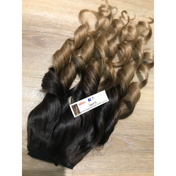 Capelli veri remy cuciti balayage sfumati capelli Brasiliani Balayage
