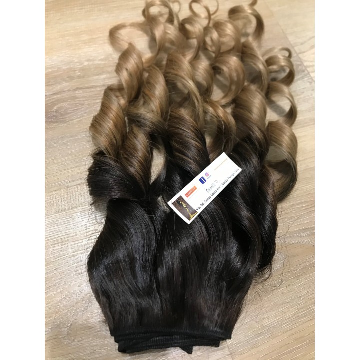 Capelli veri remy cuciti balayage sfumati capelli Brasiliani Balayage