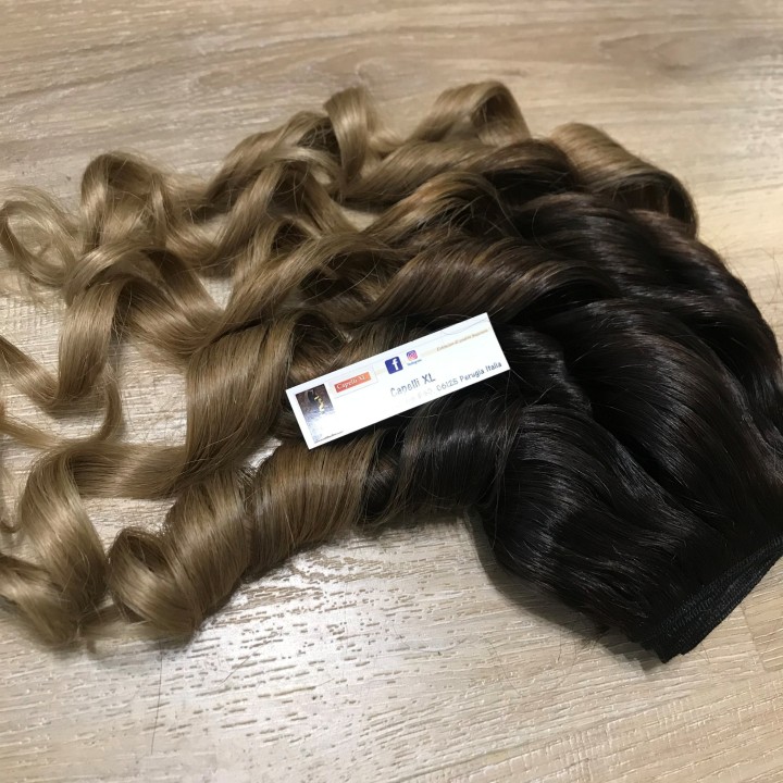 Capelli veri remy cuciti balayage sfumati capelli Brasiliani Balayage