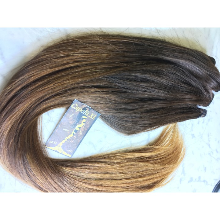 Capelli veri remy cuciti balayage sfumati capelli Brasiliani Balayage