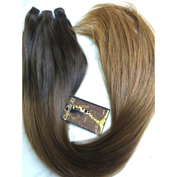 Capelli veri remy cuciti balayage sfumati capelli Brasiliani Balayage