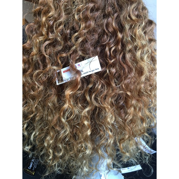 Capelli veri remy Ricci Colore Biondo dorato capelli Brasiliani
