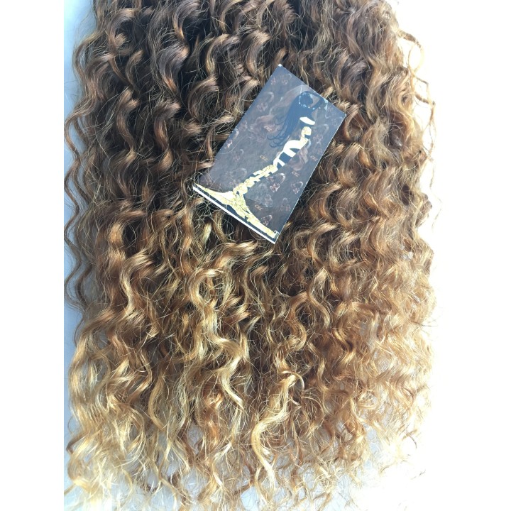 Capelli veri remy Ricci Colore Biondo dorato capelli Brasiliani