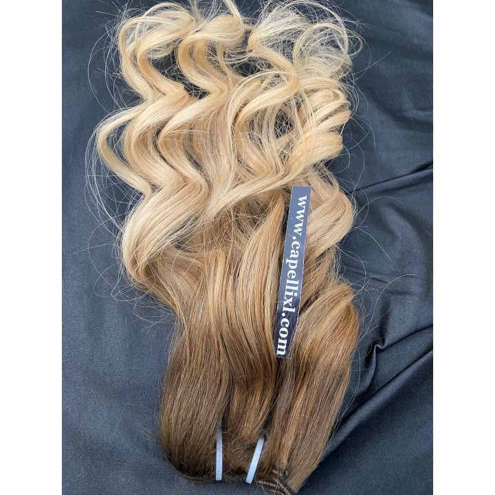 Capelli veri remy cuciti balayage sfumati capelli Indiani Balayage