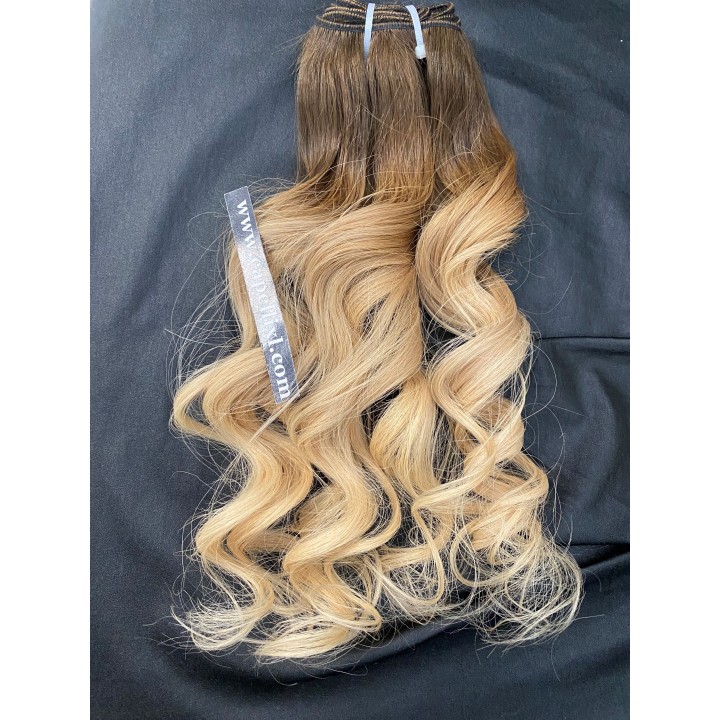 Capelli veri remy cuciti balayage sfumati capelli Indiani Balayage