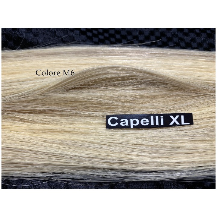 Capelli veri Remy Europei biondo platino tessitura per extension