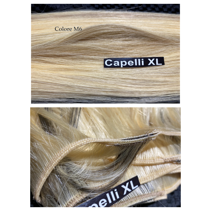 Capelli veri Remy Europei biondo platino tessitura per extension