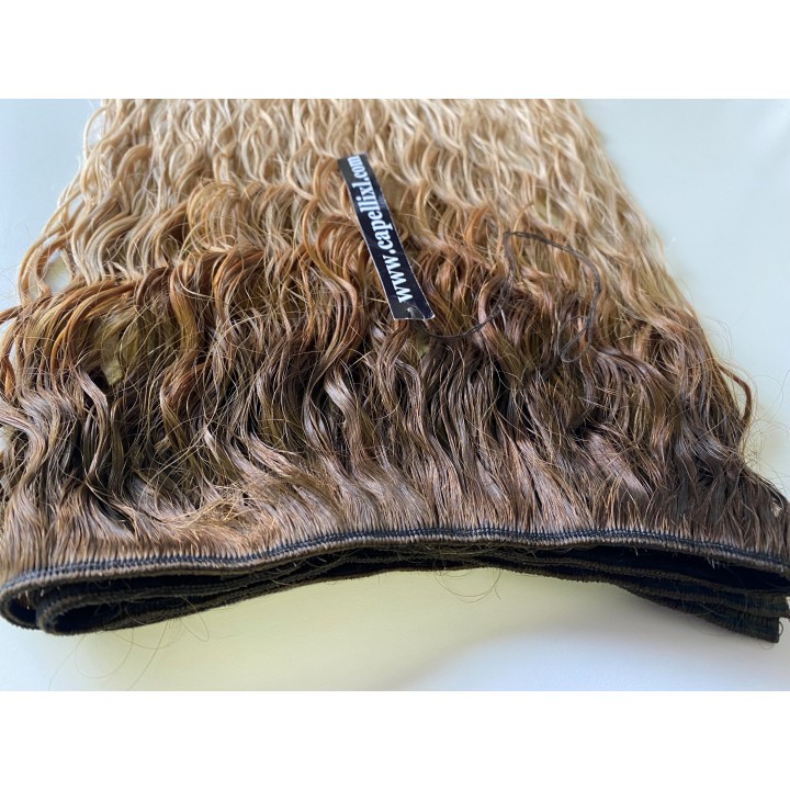 Capelli veri remy cuciti balayage sfumati capelli Brasiliani Balayage
