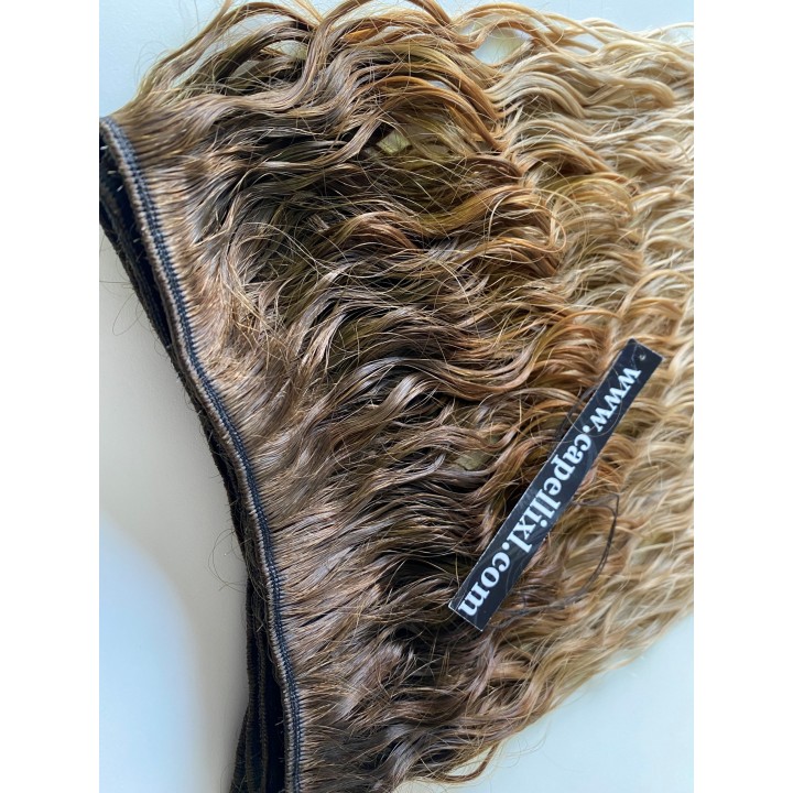 Capelli veri remy cuciti balayage sfumati capelli Brasiliani Balayage