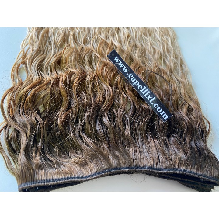 Capelli veri remy cuciti balayage sfumati capelli Brasiliani Balayage