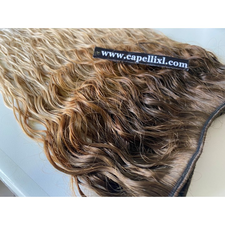 Capelli veri remy cuciti balayage sfumati capelli Brasiliani Balayage