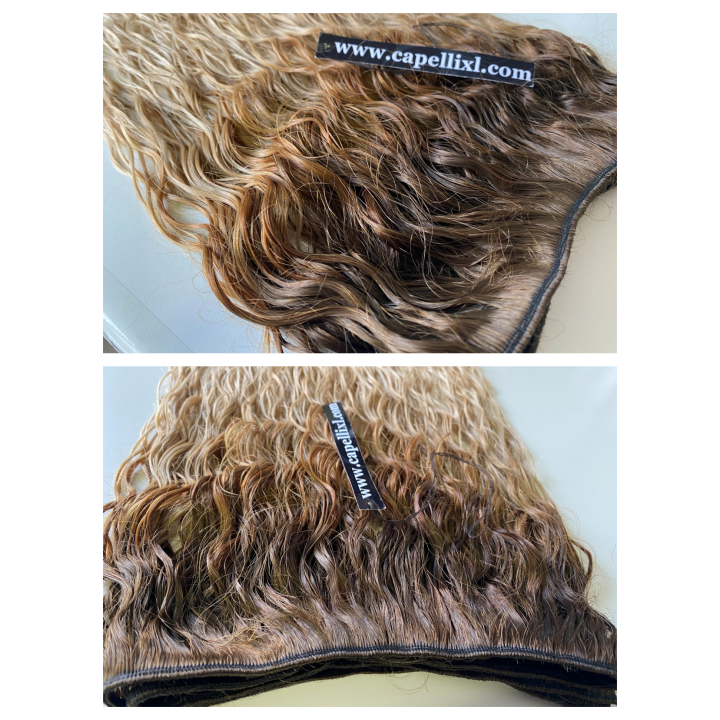Capelli veri remy cuciti balayage sfumati capelli Brasiliani Balayage