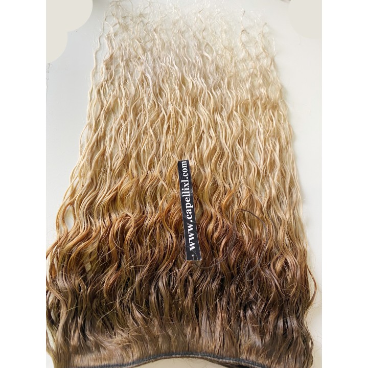 Capelli veri remy cuciti balayage sfumati capelli Brasiliani Balayage