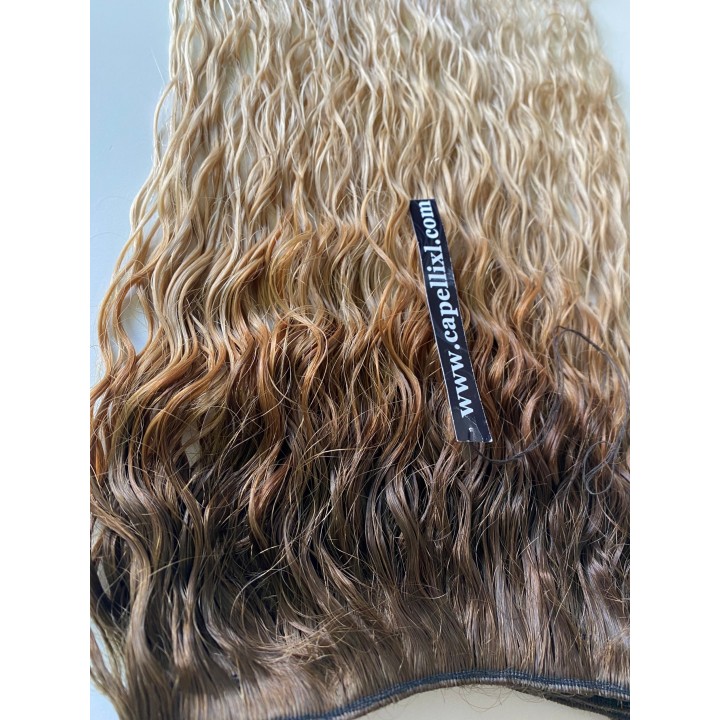 Capelli veri remy cuciti balayage sfumati capelli Brasiliani Balayage