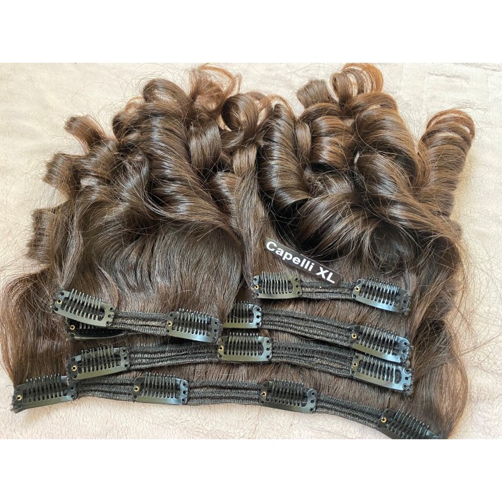 Extension Capelli veri remy Extension XL con clip soluzione più fasce