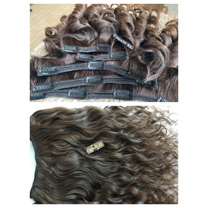 Extension Capelli veri remy Extension XL con clip soluzione più fasce