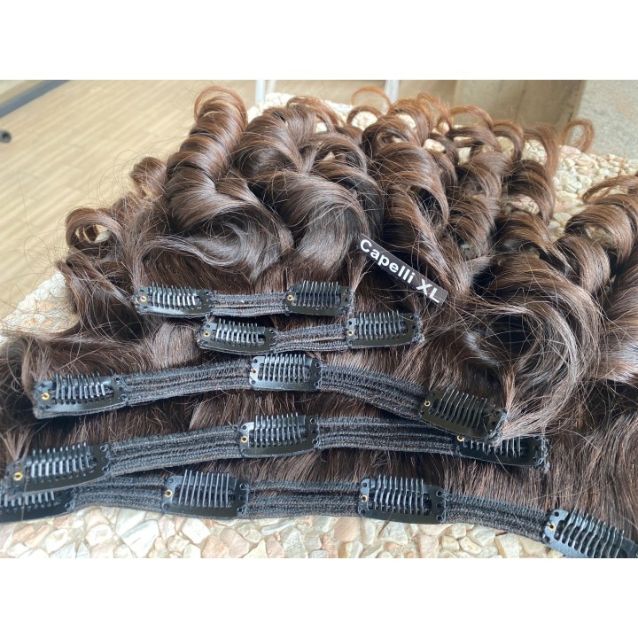 Extension Capelli veri remy Extension XL con clip soluzione più fasce