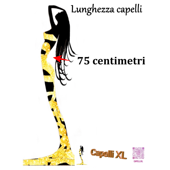 Extension Capelli veri remy Extension XL con clip soluzione più fasce