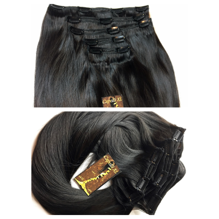 Extension Capelli veri remy Extension XL con clip soluzione più fasce