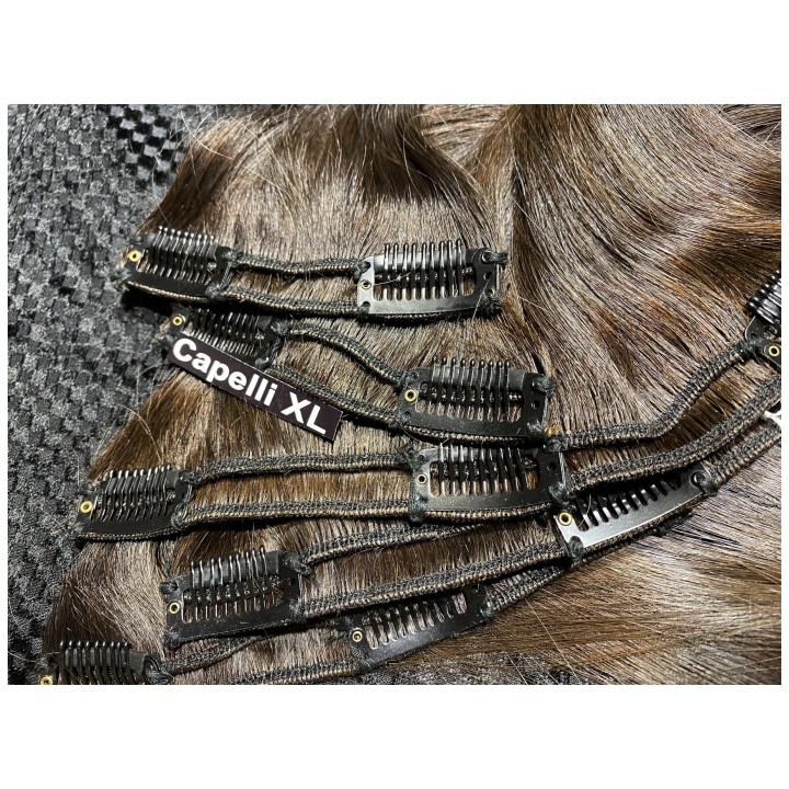 Extension Capelli veri remy Extension XL con clip soluzione più fasce