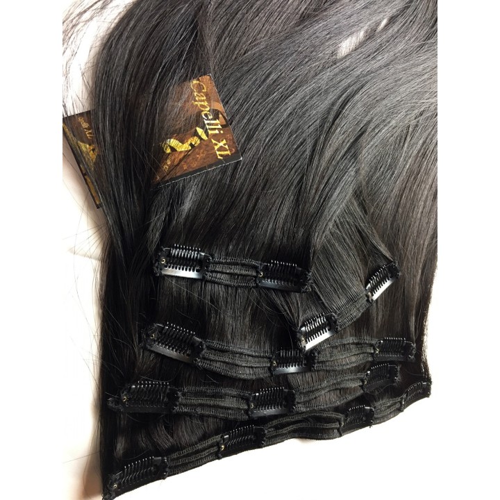 Extension Capelli veri remy Extension XL con clip soluzione più fasce