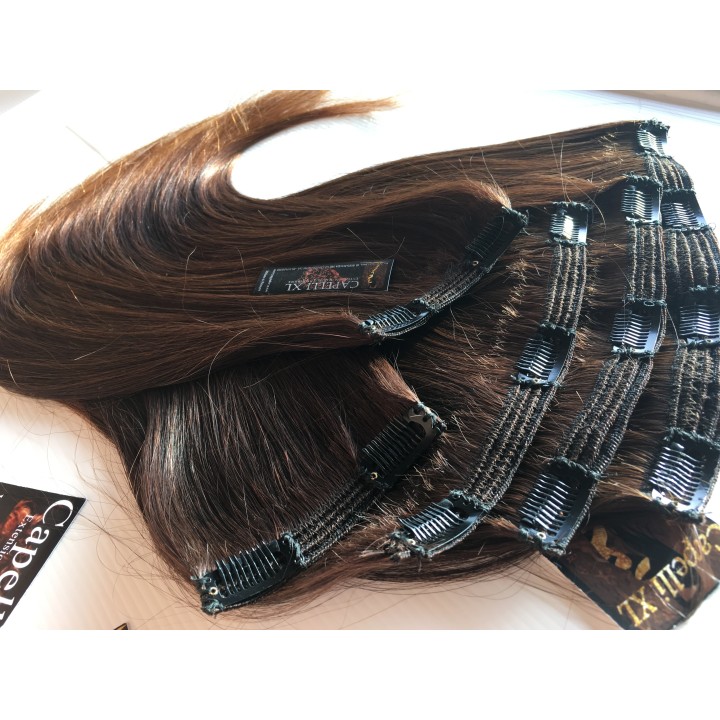 Extension Capelli veri remy Extension XL con clip soluzione più fasce