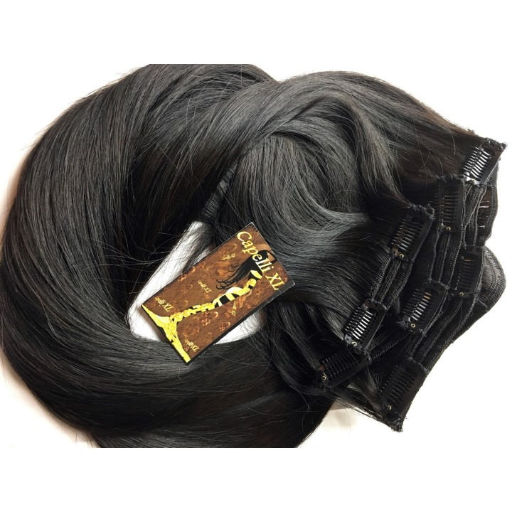 Extension Capelli veri remy Extension XL con clip soluzione più fasce