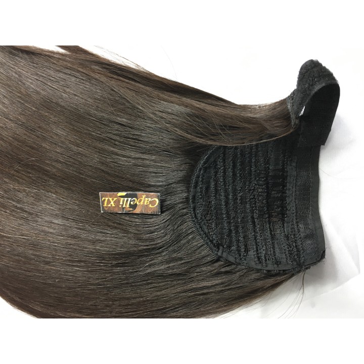 Coda di cavallo, Ponytail capelli veri remy  Mossi colore naturale